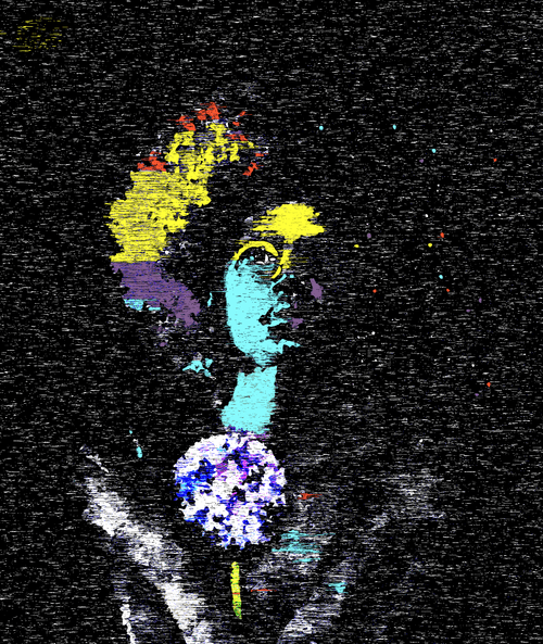 COLORFUL FACES COLLECTION DARK MOOD.FACE #21