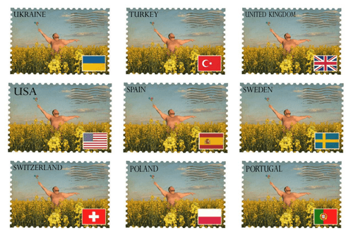 Post stamp FREEDOM FOR UKRAINE