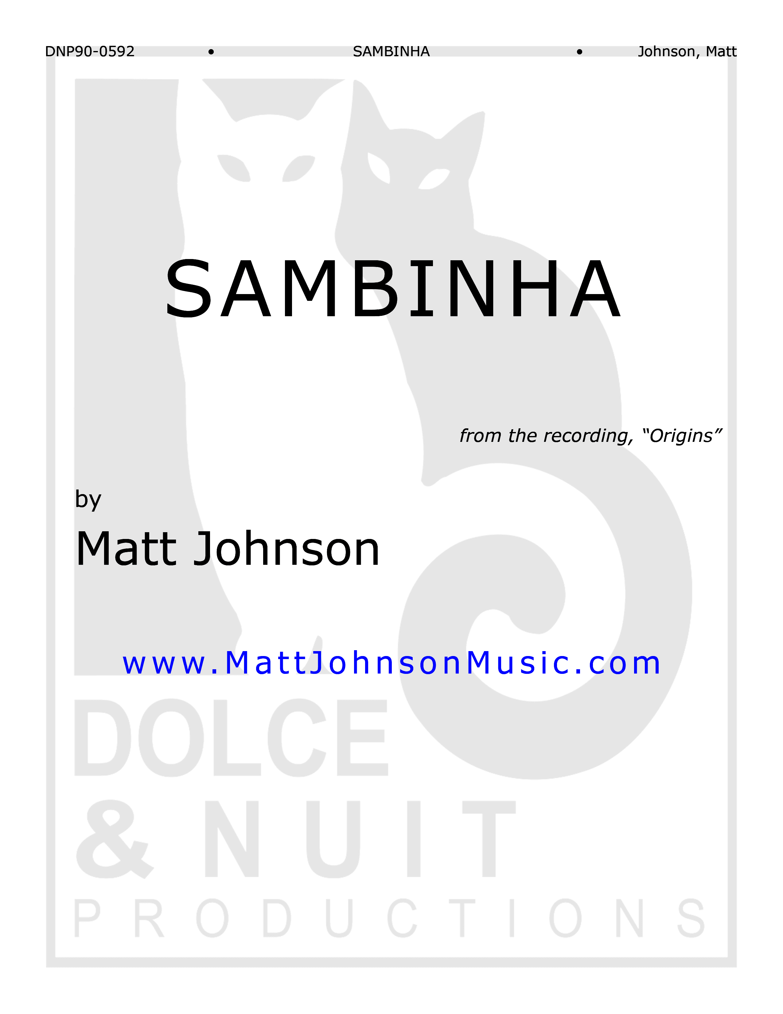 Sambinha ~ piano solo