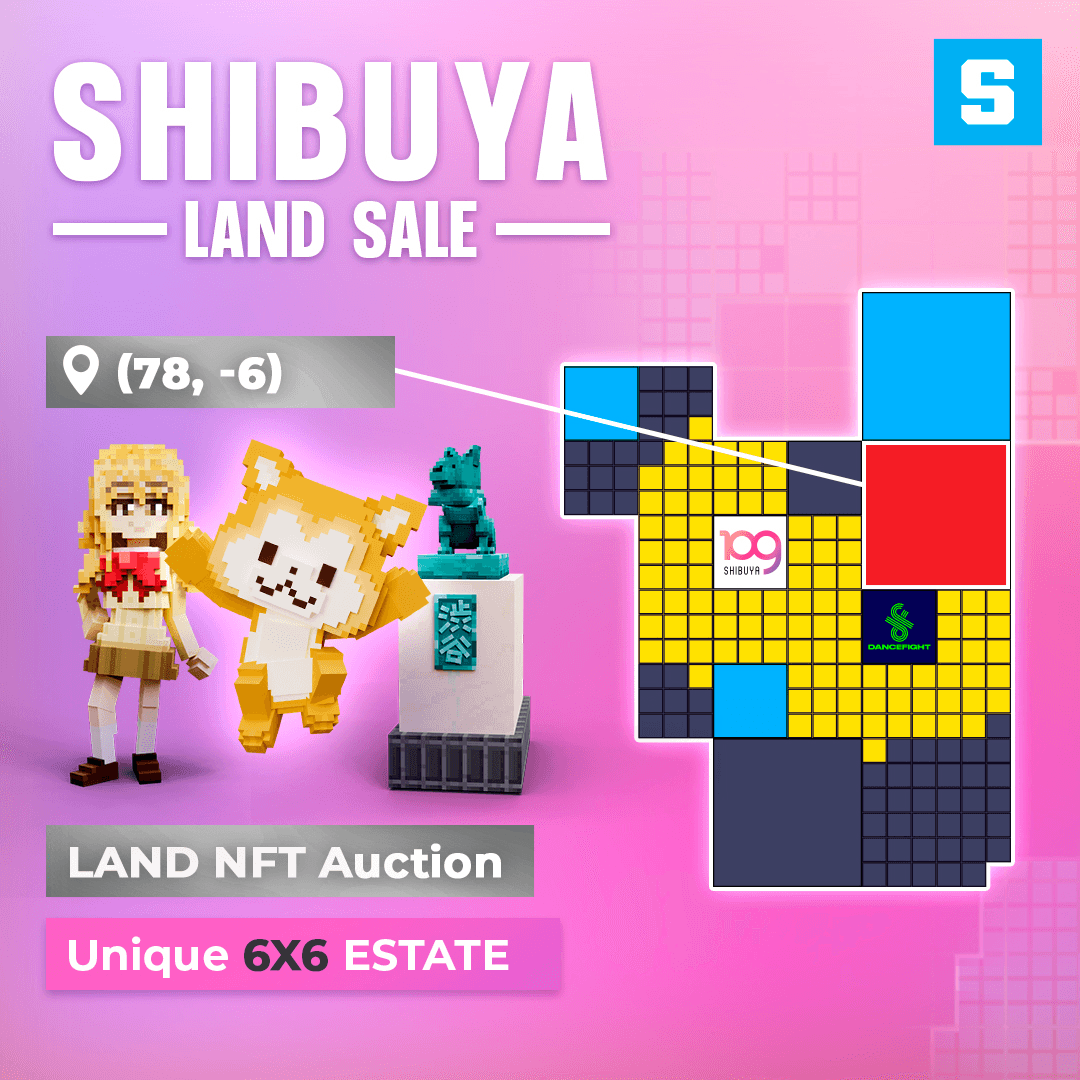 Shibuya LAND Sale - 6x6 Estate M [78,-6]