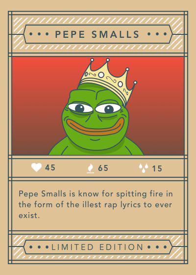 PEPESMALLS | Rare Pepe | Series #11 Card #36 | 2017 NFT