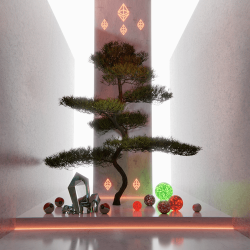 The Ethereum Forest #0014 - Buddhist Pine #14