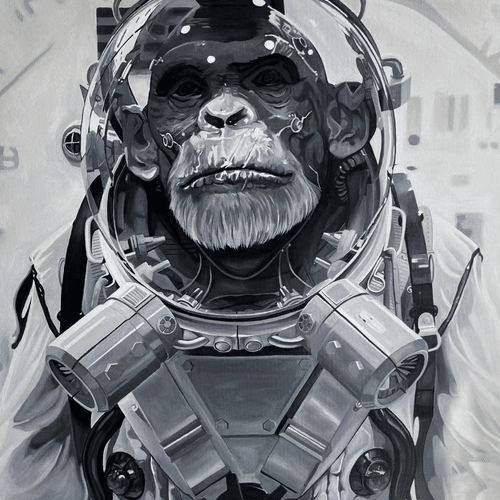 Ape-Astronaut - Yifan-Zhang's Edition | OpenSea