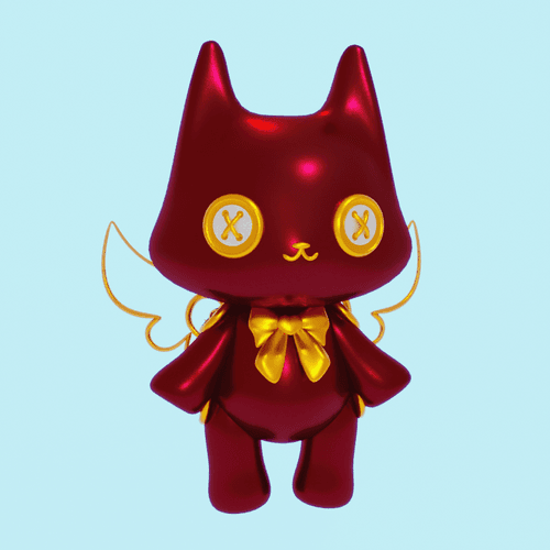 🎁collector's friend dark red cat🐈