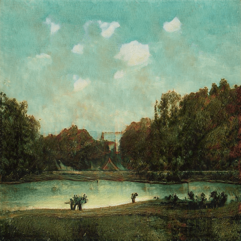 Landscape At Fontainebleau