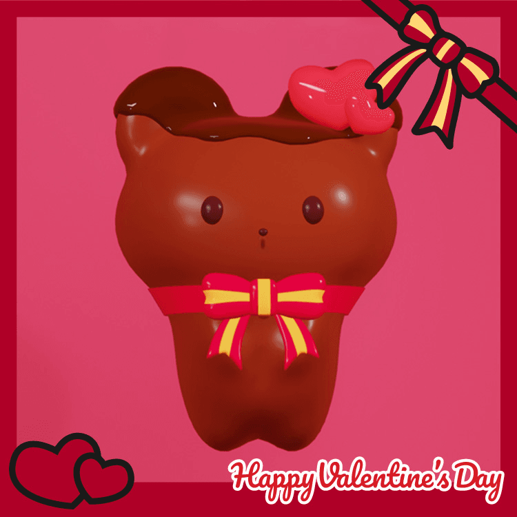 Valentine's Day moko bear