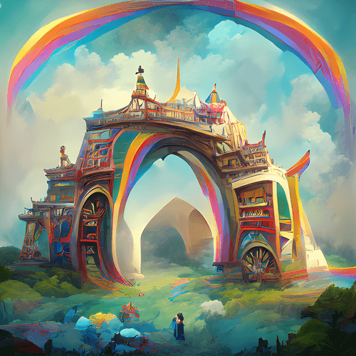Rainbow Gans #112