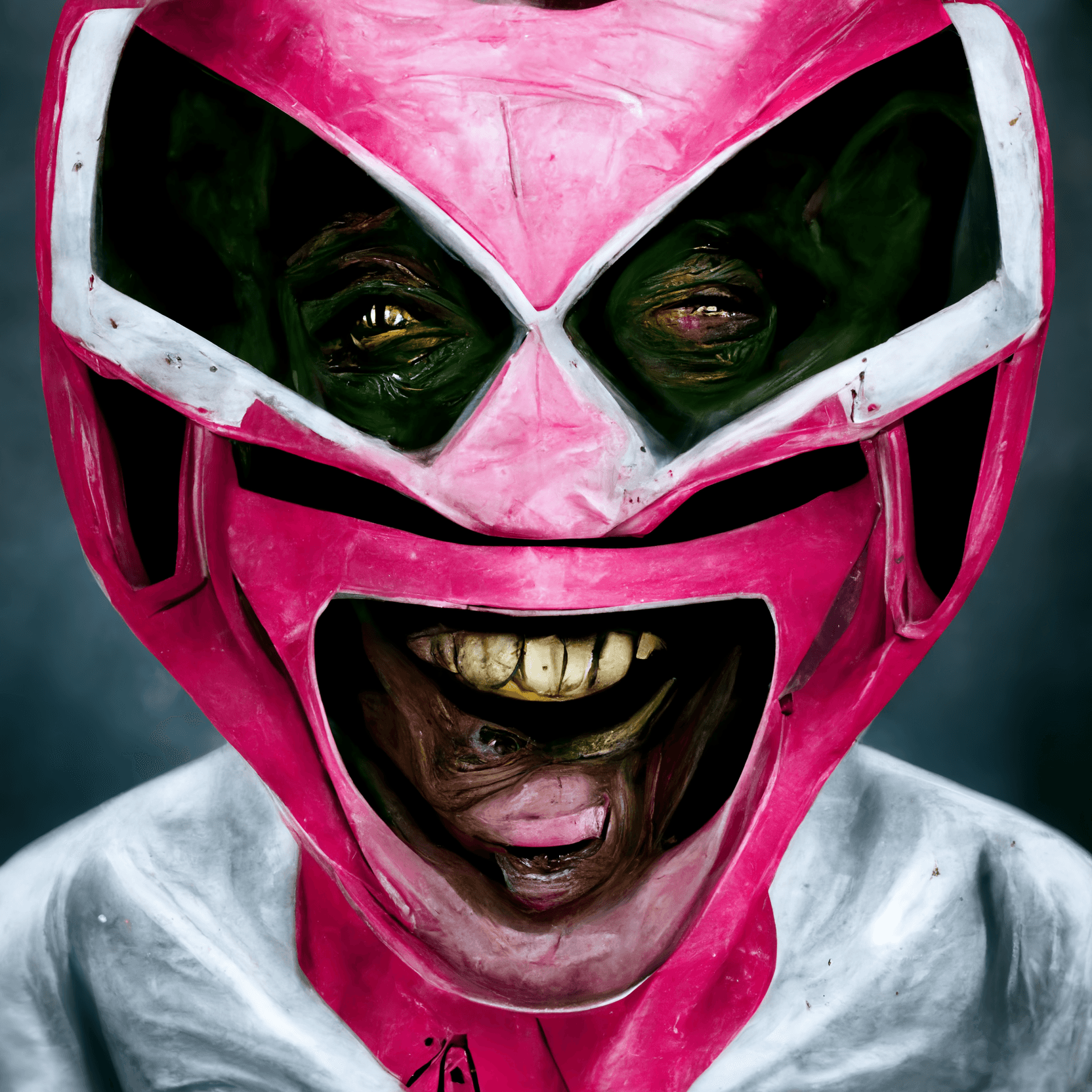 Pink Power Ranger on Crack