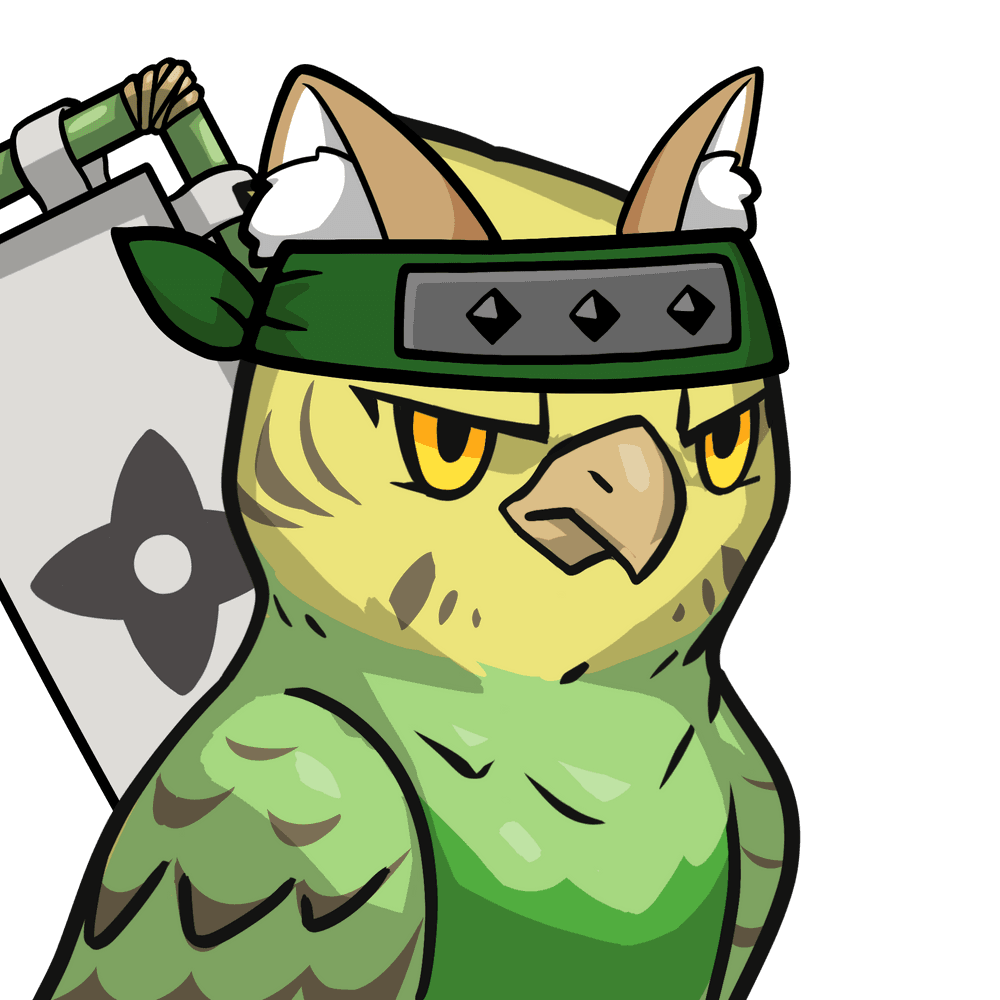 Narukami-Yellow budgie #09456
