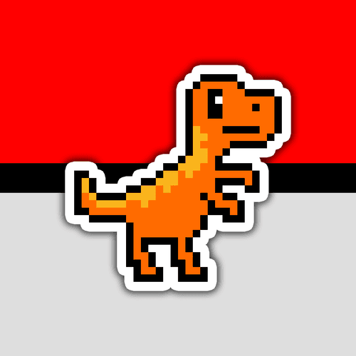 PixelSaurus Rex #0308 [Rare]