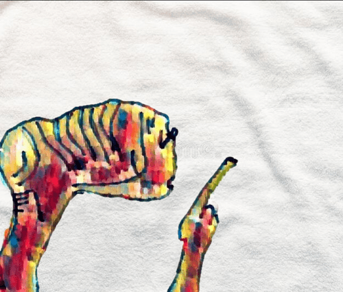 E.T. Towel Art