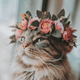 Flower Crown Leo