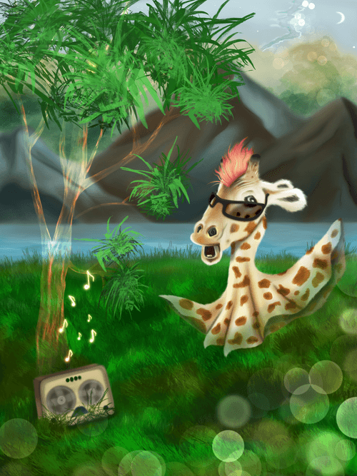 Giraffe ghost