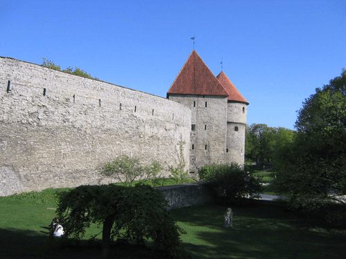 Wall in Tallinn Estonia