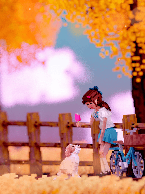 Girl and her Dog: Cavalier King Charles Spaniel