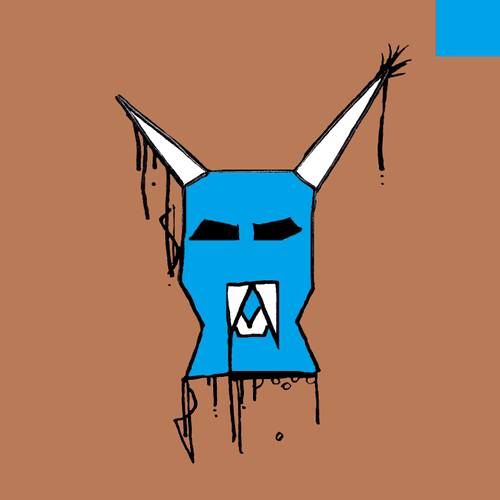SELLING BLUE HALLOWEEN MASK!