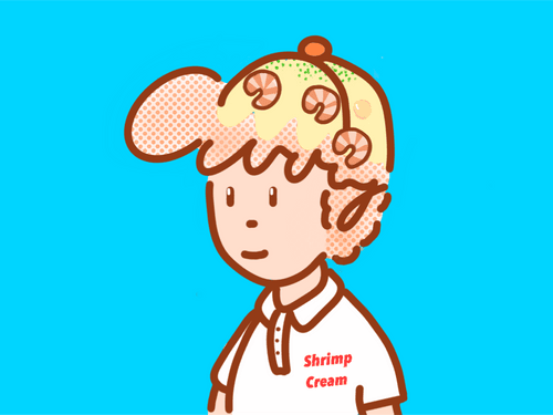 #004（Shrimp cream）