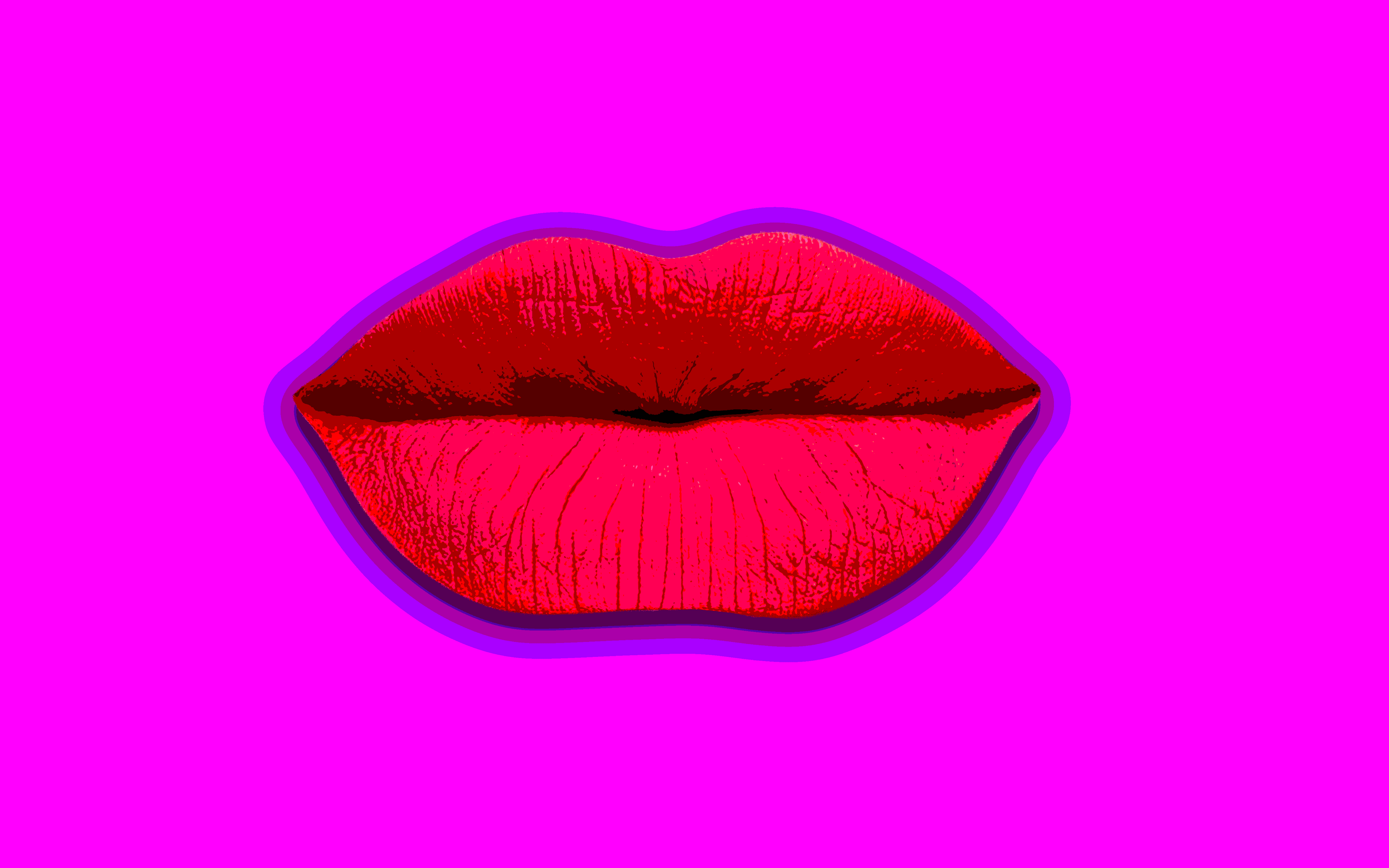 Lips on Neon # 3