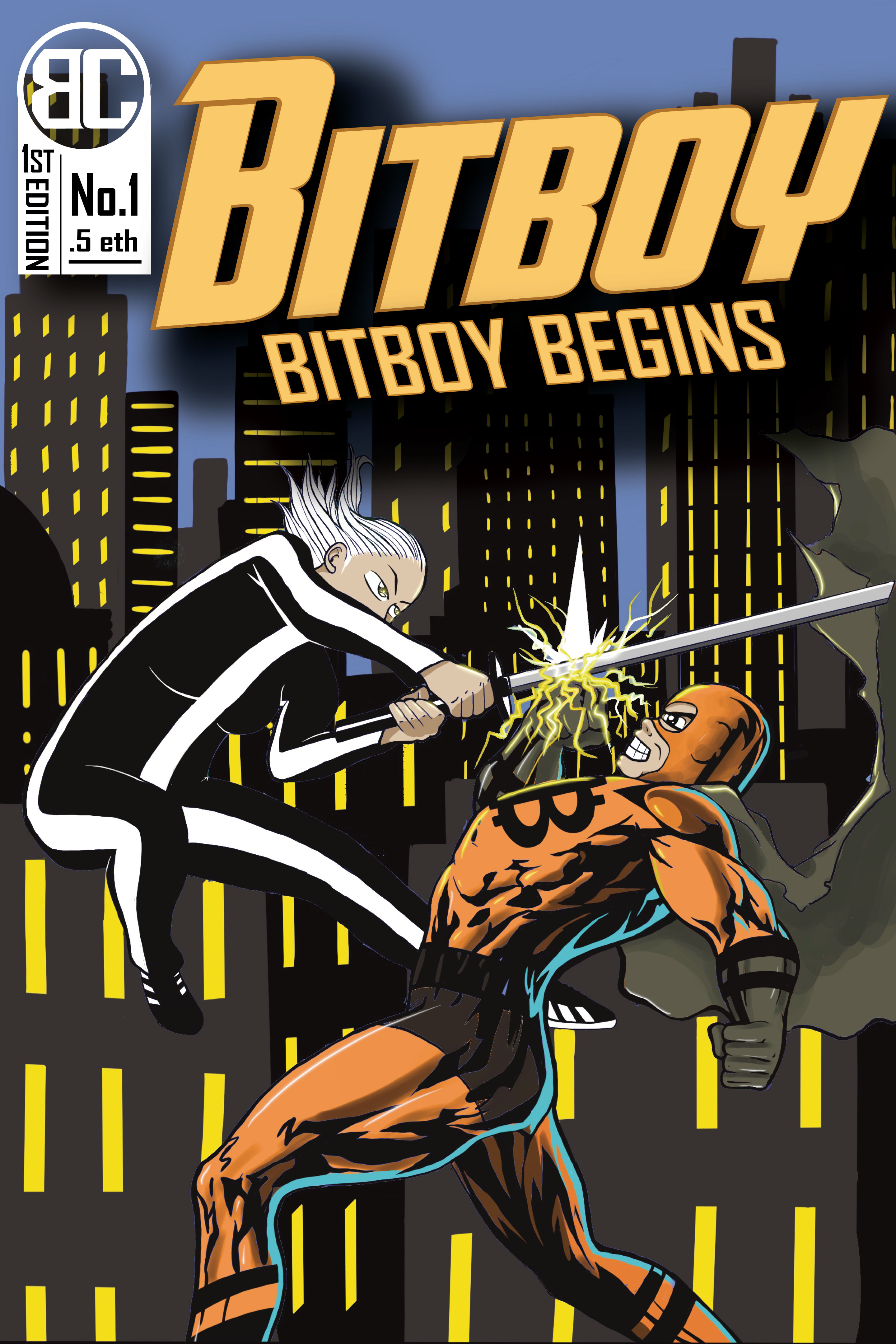 1st Edition Bitboy >>> Bitboy Begins <<< comic book cover