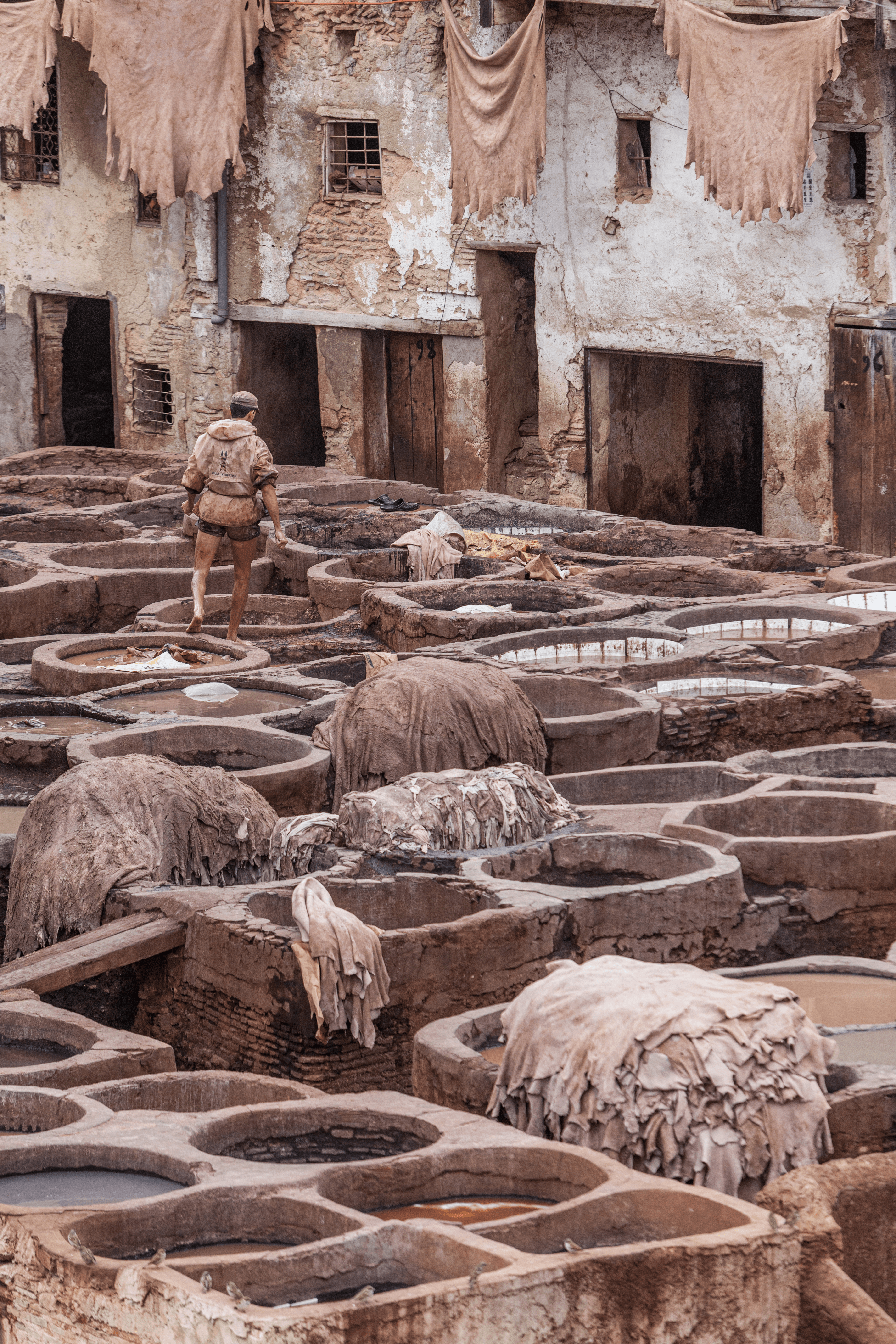 The ancient tanneries of Fès, Morocco #9