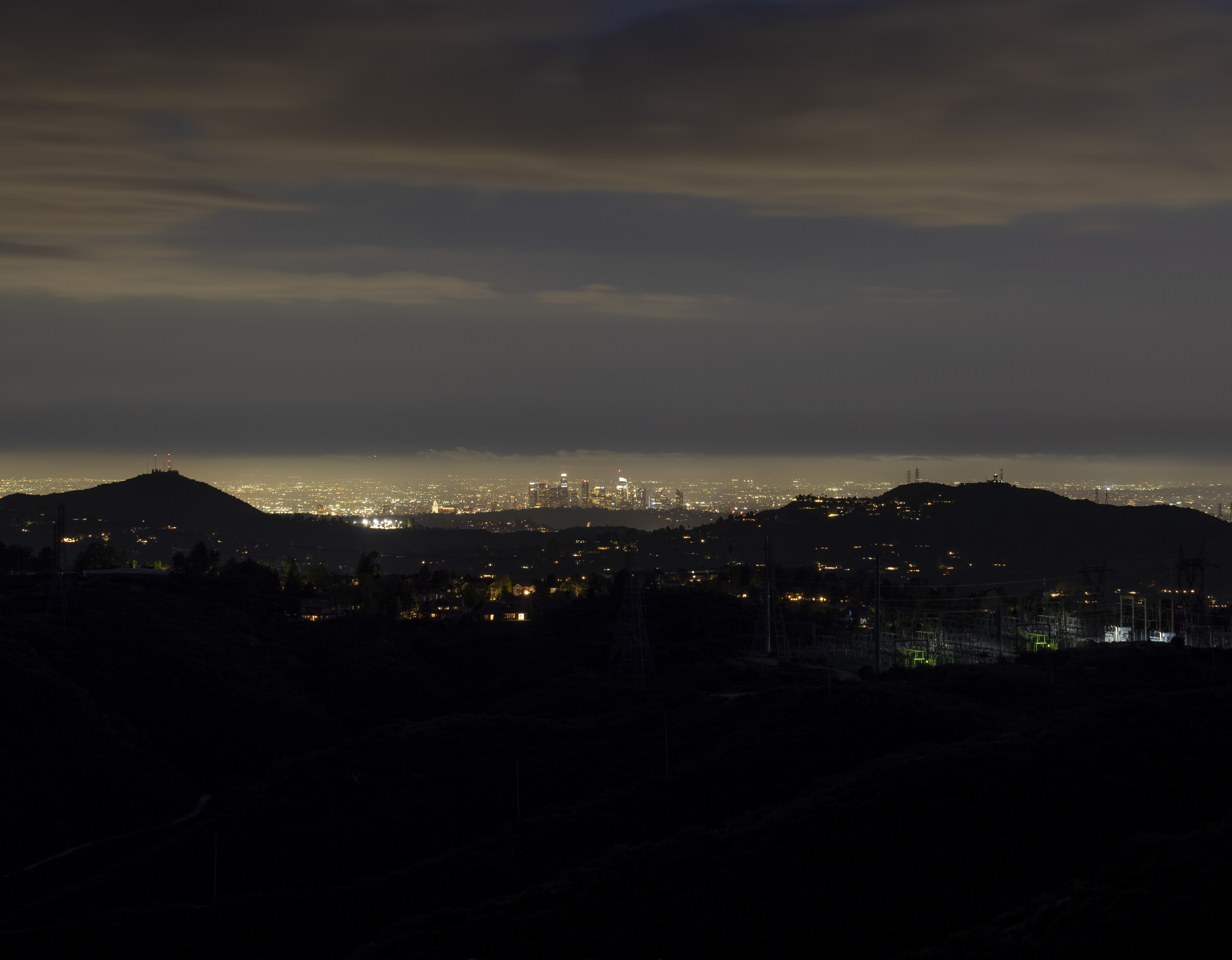 Los Angeles from the Angeles Crest II, La Canada
