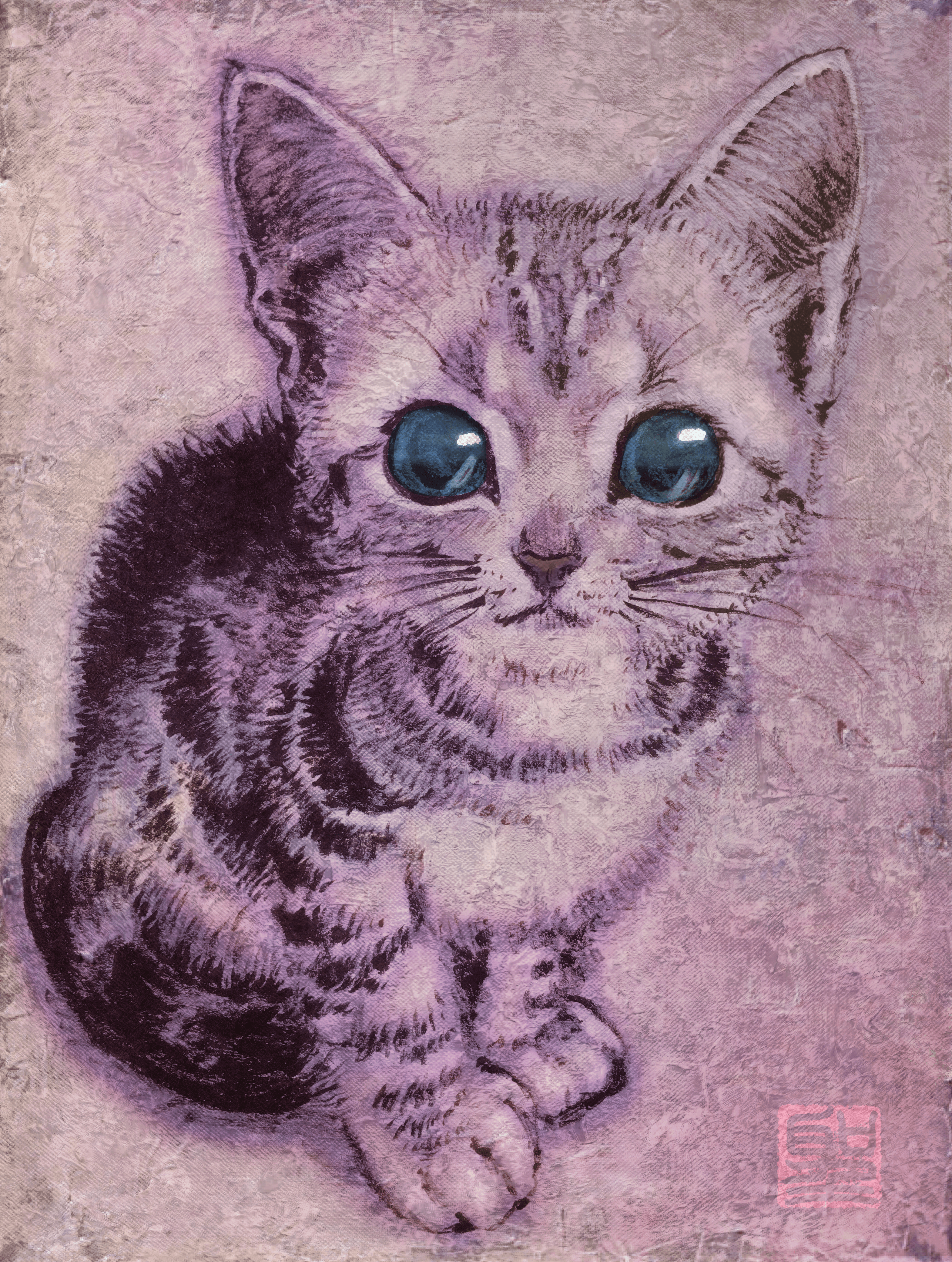 "A Kitten’s Blue Eyes" / キトンブルーの瞳