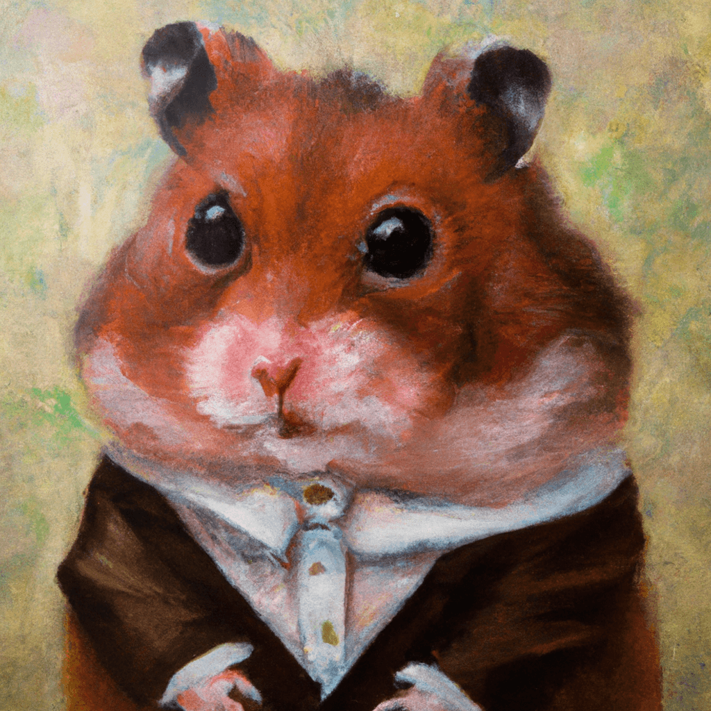 Reginald The Dapper Hamster