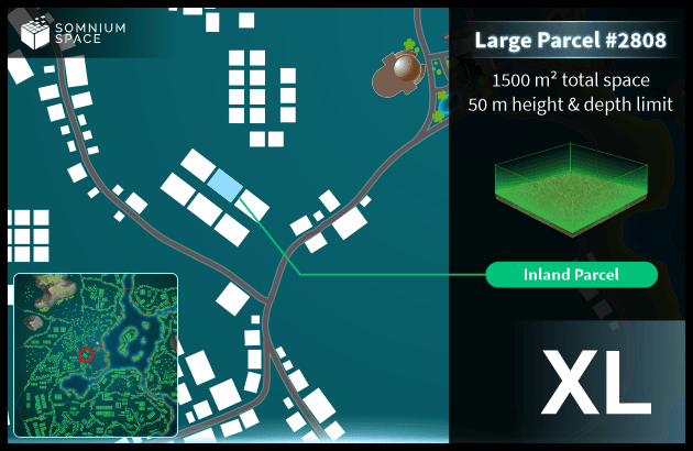 Extra Large #2808 (XL) parcel in Somnium Space
