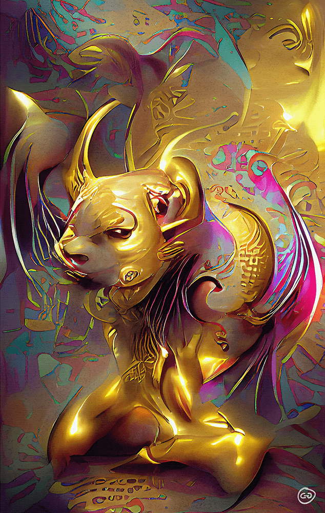 Golden Phantasmagoric Bull