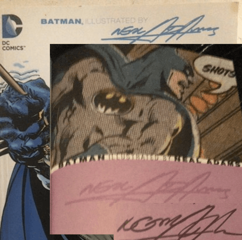 Batman 2013 Novel Signed Illustrated By Neal Adams