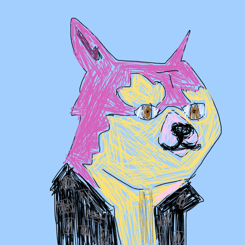 Hand Drawn Slum Doge Billionaire 8072