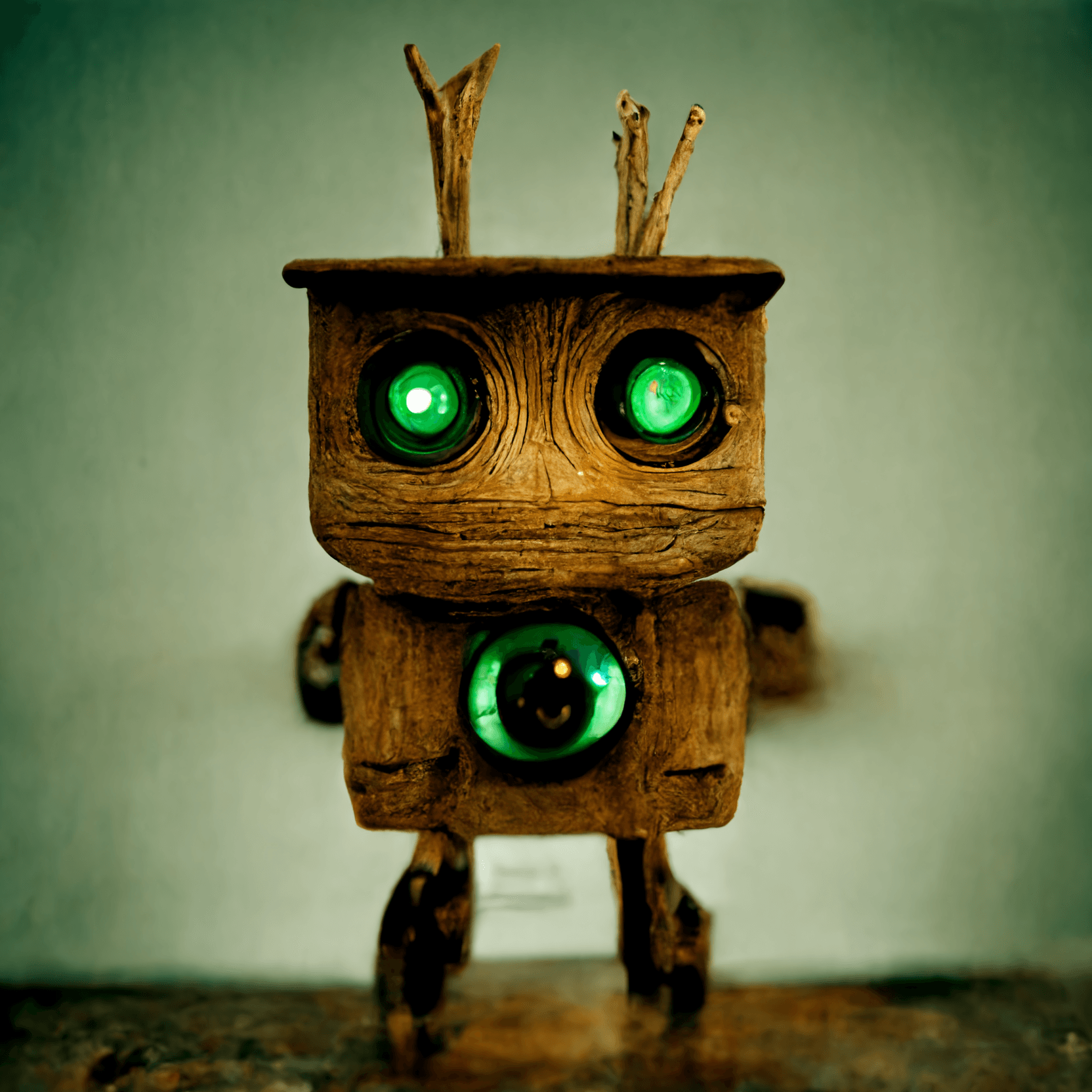 Wooden robot "Gem"