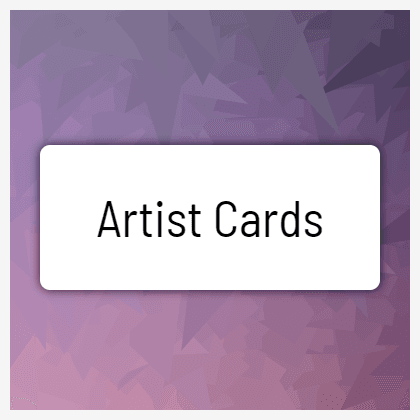 Artist Cards