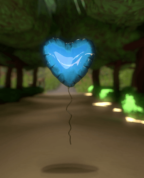 The Love Lane Blue Balloon