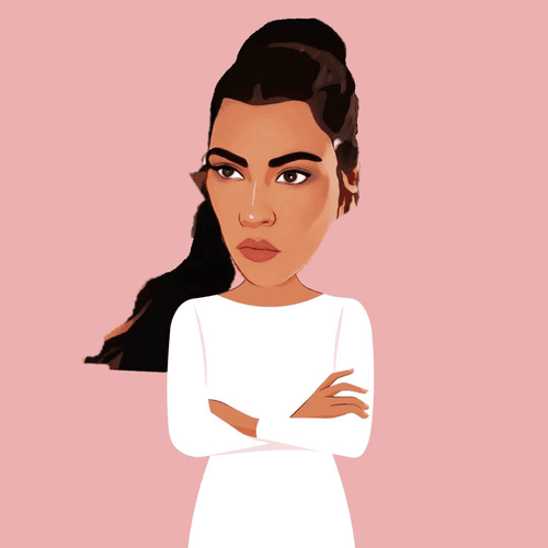 ARTface  Kourtney Kardashian