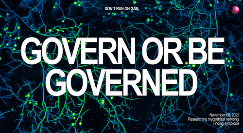 GOVERN OR BE GOVERNED