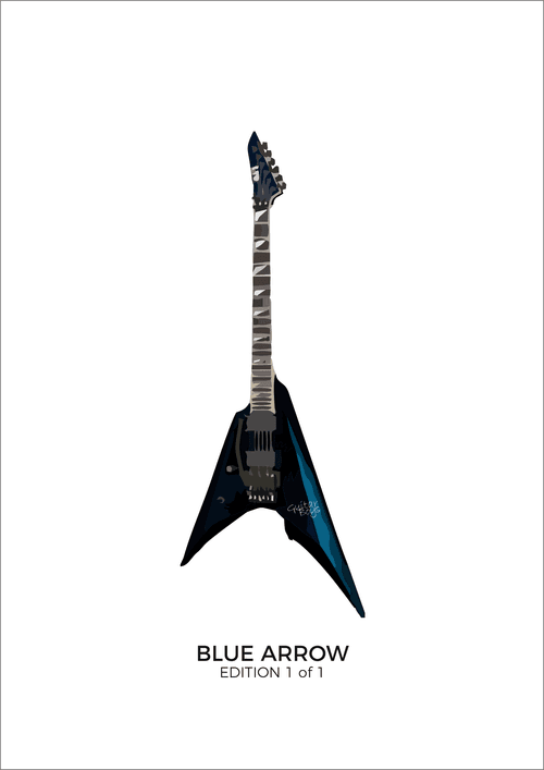 BLUE ARROW - Edition 1 of 1 - Art by Guitar Boys // 2021