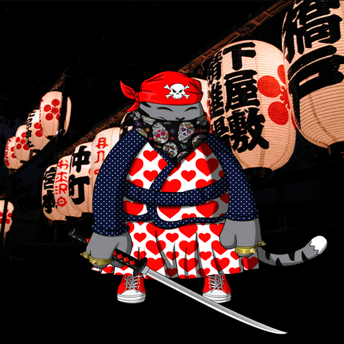 SamuraiCats by Hiro Ando #1439