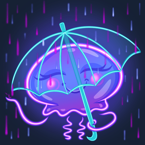 Neon Jellyfish