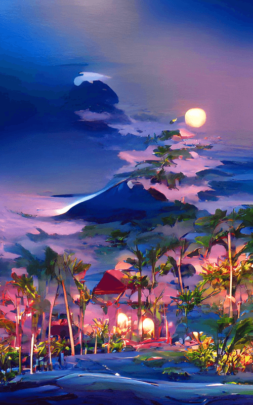 The Moon Over Paradise