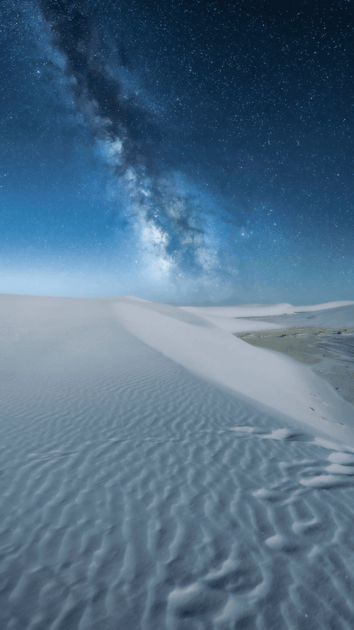 Starry Night at White Sands 