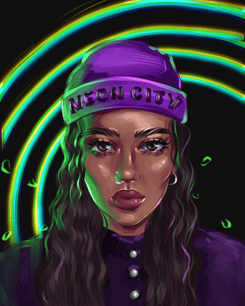 Neon city #9