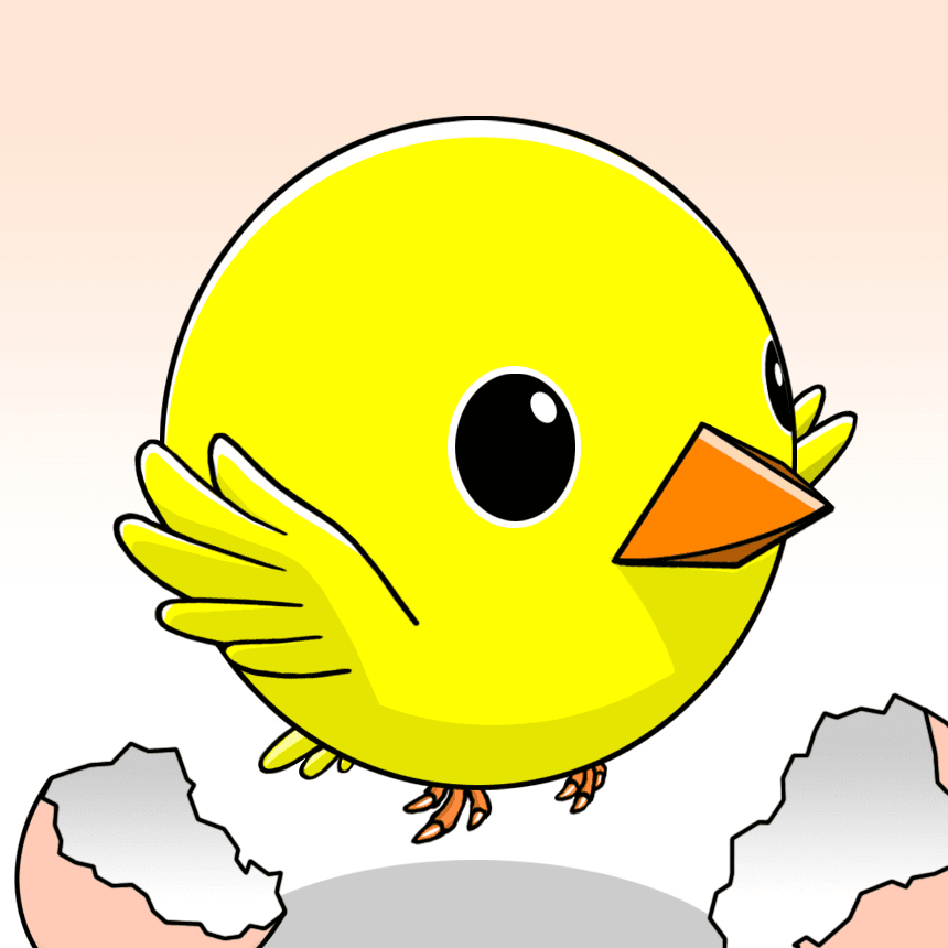 Eggbird #005-Flying Chick