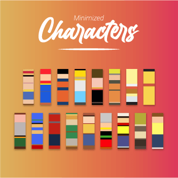 Minimized Characters