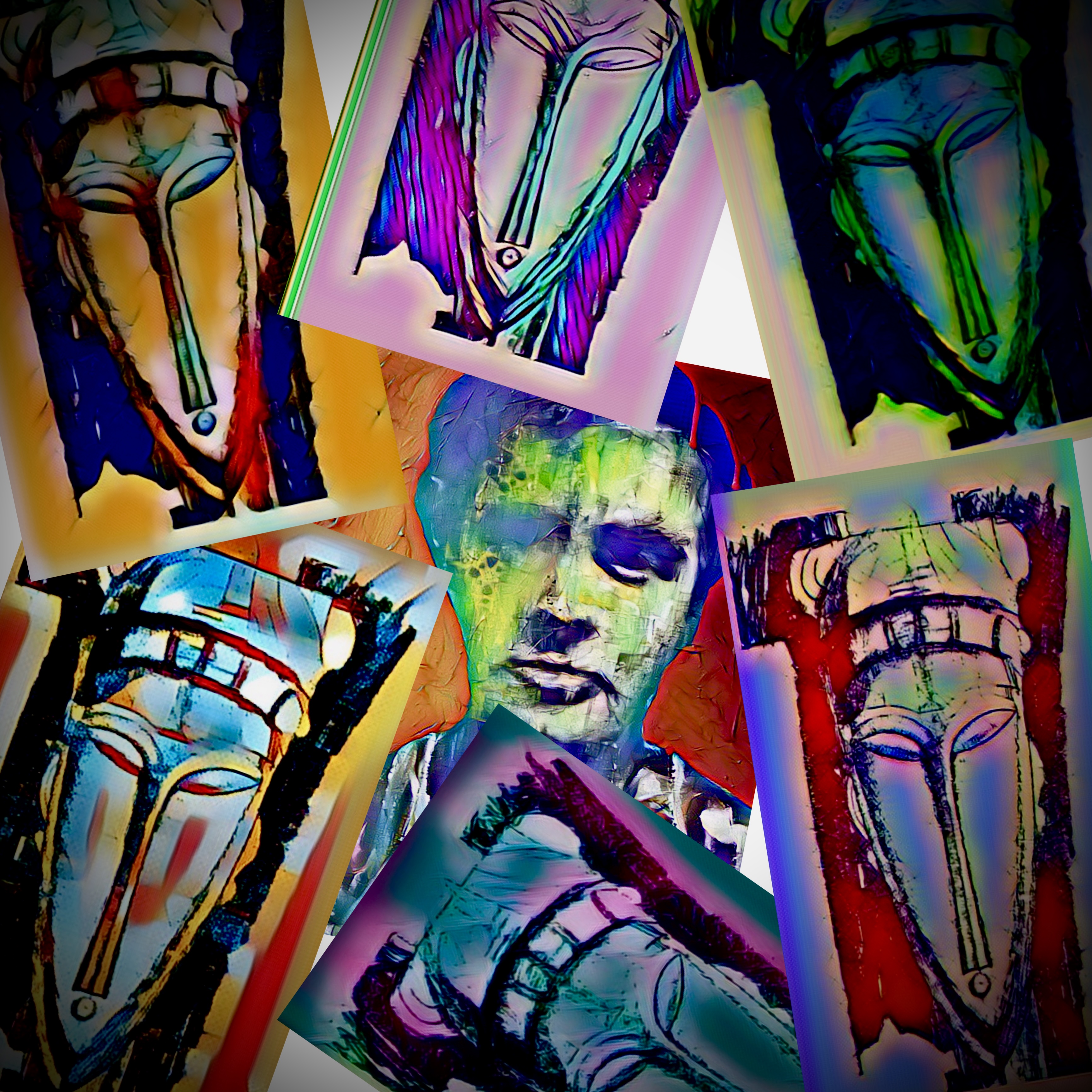 Modigliani Tete Collage 