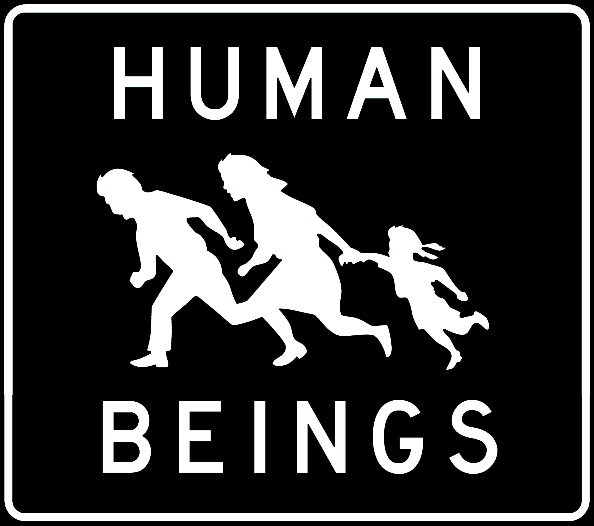 HUMAN BEINGS (BLACK / SOUTH VERSION)