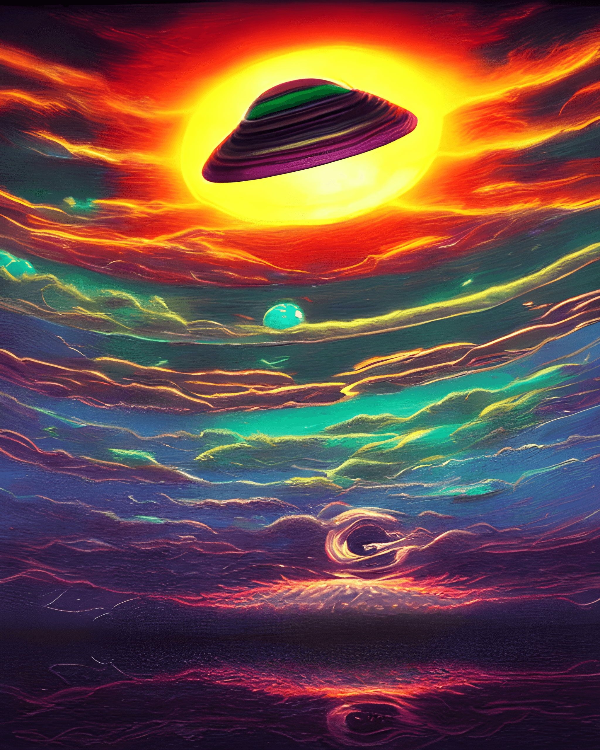 Rasta UFO Skies