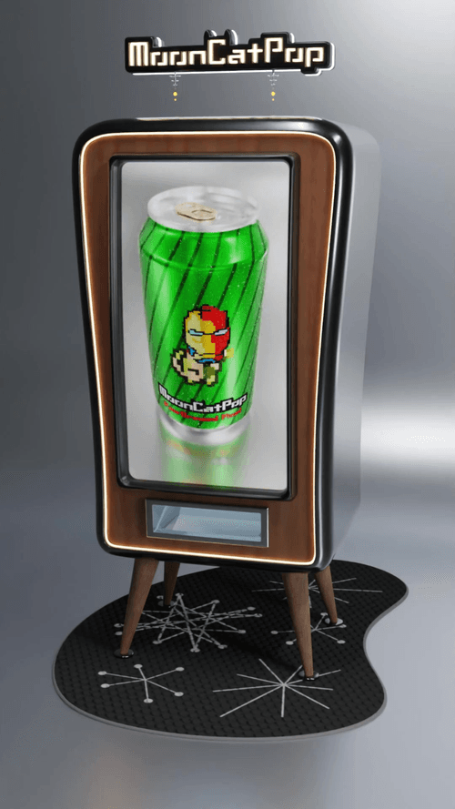 Paw-Brewed Pixel Vending Machine