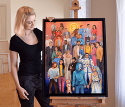Mass Adoption fine crypto art gallery by Nelly Baksht collection image
