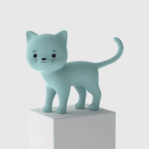 3D Meow Cat #13